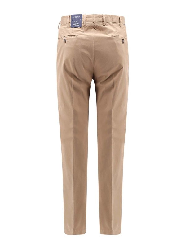 INCOTEX: casual trousers online - Beige pants