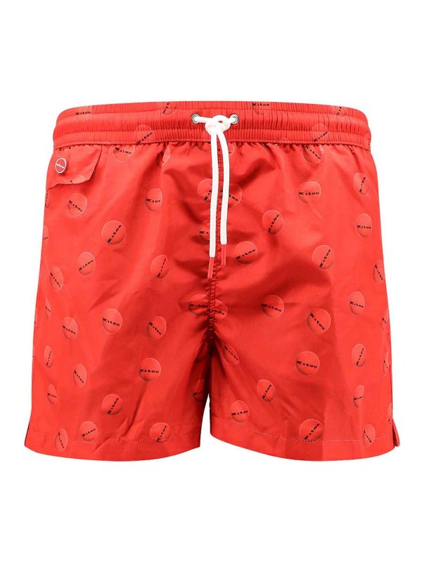 KITON: 水着 - ワンピース - 赤