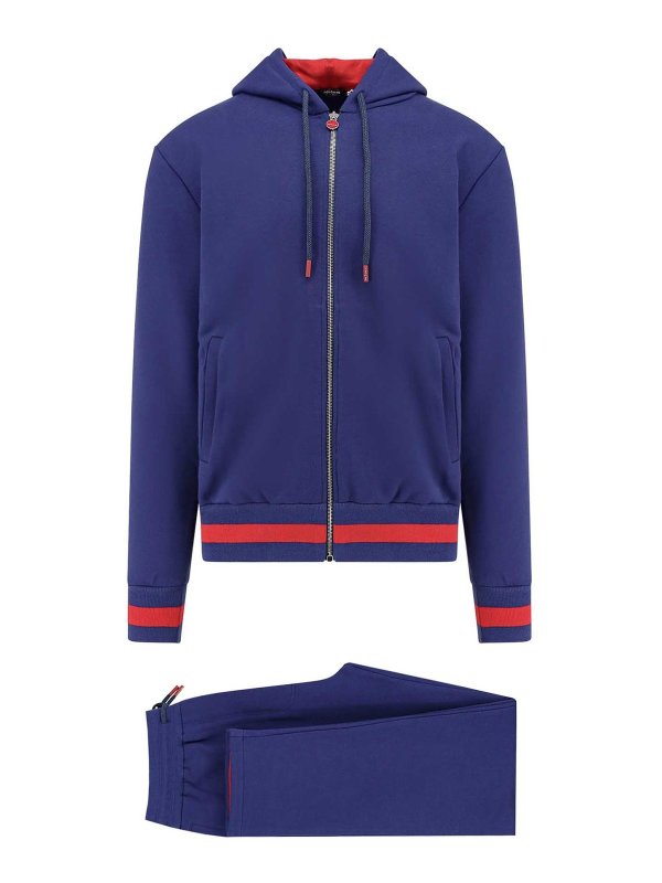 KITON: Sweatshirts und Pullover - Sweatshirt - Blau