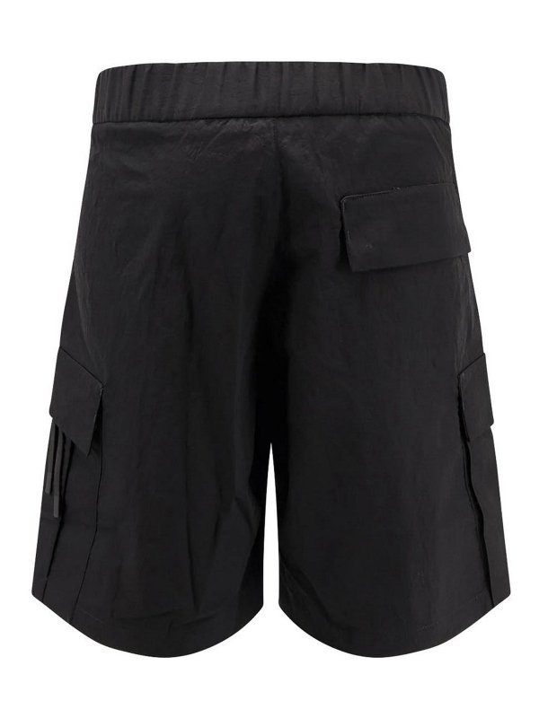 LAMINAR: Trousers Shorts online - Black shorts