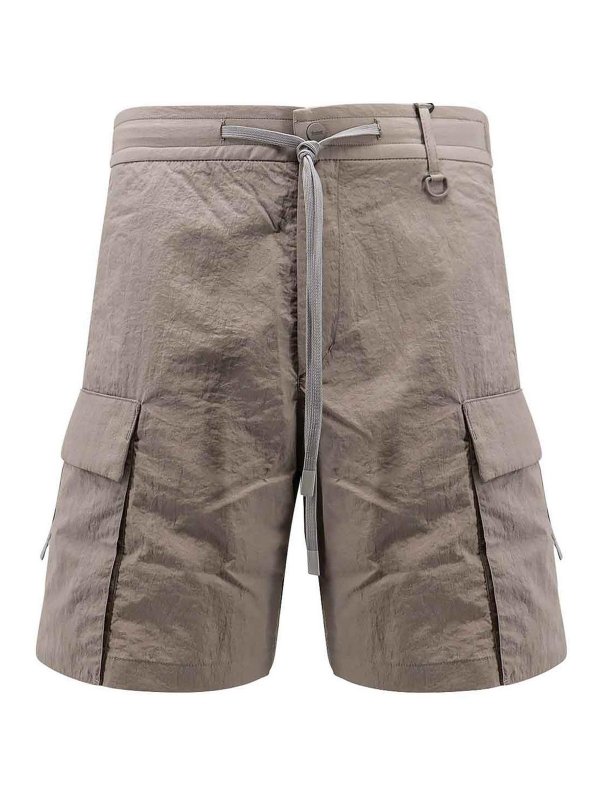LAMINAR: Trousers Shorts - Gray shorts