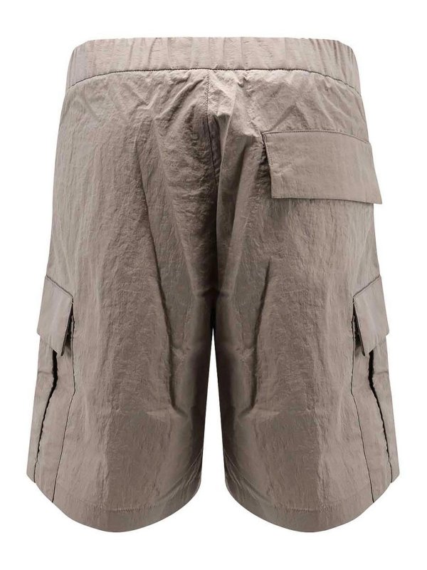 LAMINAR: Trousers Shorts online - Gray shorts
