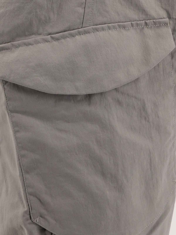 The Best Shops LAMINAR: casual trousers - Gray trousers