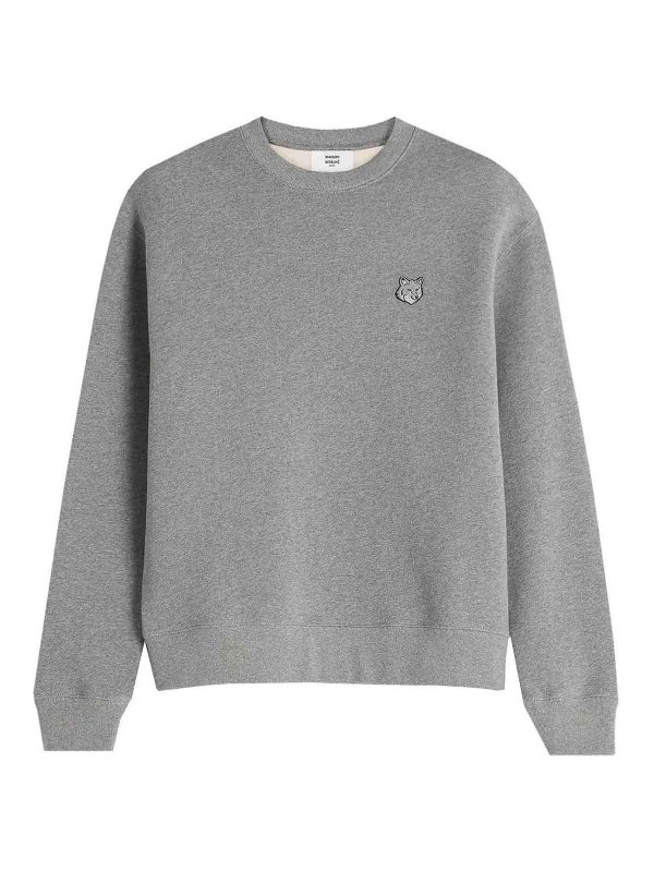 MAISON KITSUNÉ: boat necks - Maison kitsune gray Shirt