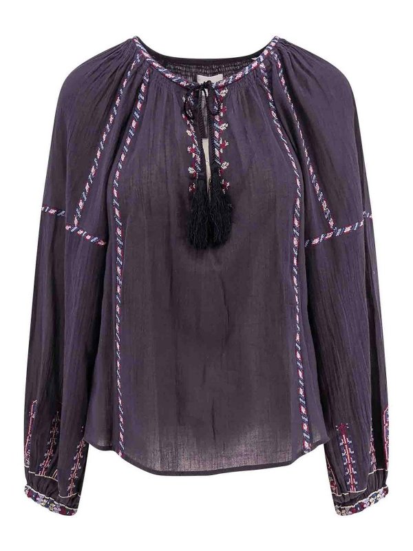 Isabel Marant Etoile: Hemden - Hemd - Schwarz