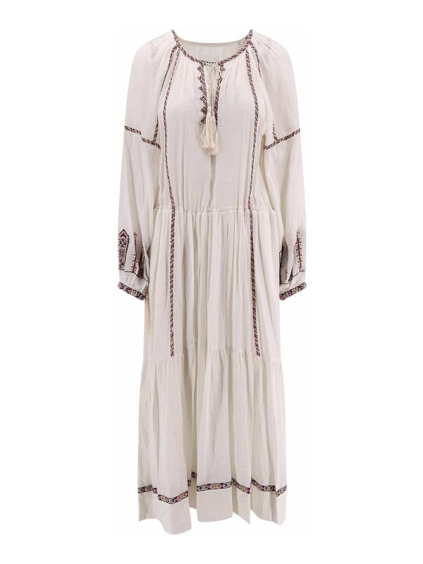 Isabel Marant Etoile: Vestidos media pierna - Vestido Midi - Plata