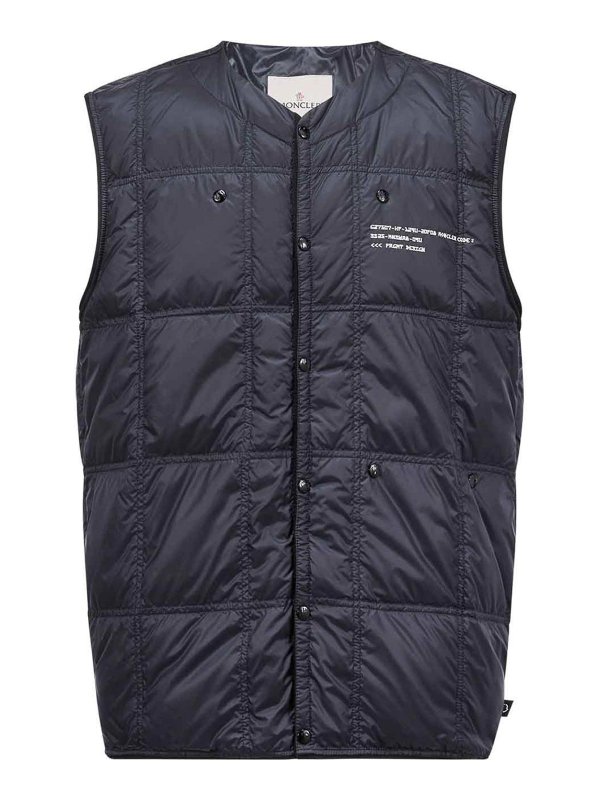 MONCLER: blazers - Blue jackets