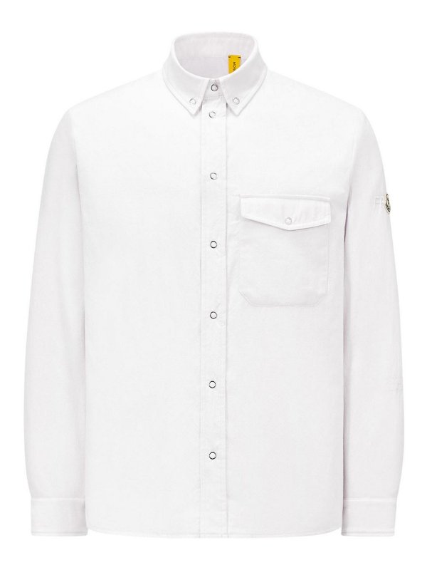 MONCLER: Chemises - Chemise - Blanc