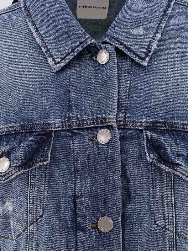 The Best Shops Pinko: denim jacket - Blue jackets