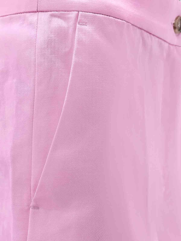 The Best Shops Pinko: Trousers Shorts - Pink shorts