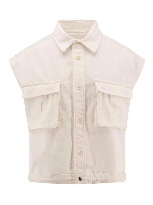 Sacai: シャツ - シャツ - 白