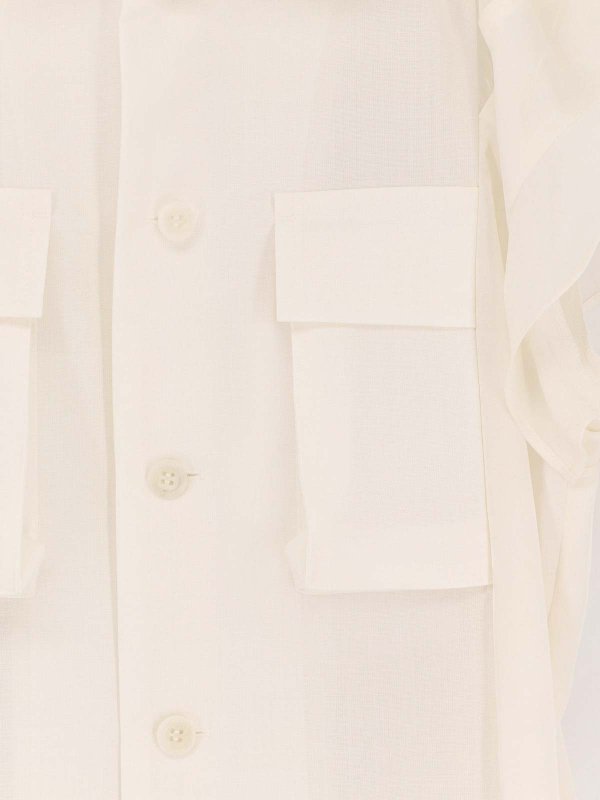 The Best Shops Sacai: ニーレングスドレス - 膝丈ドレス - 白