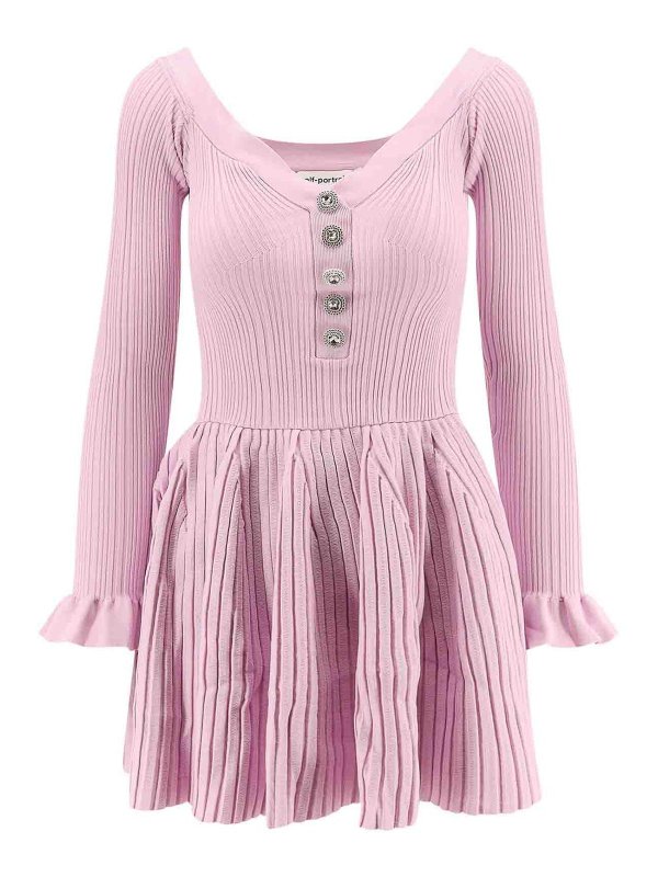 ワンピース SELF-PORTRAIT Woman Dress Pink SS25015SP PINK Self Portrait Pink dresses - Nude & Neutrals - Women | SS25015SP