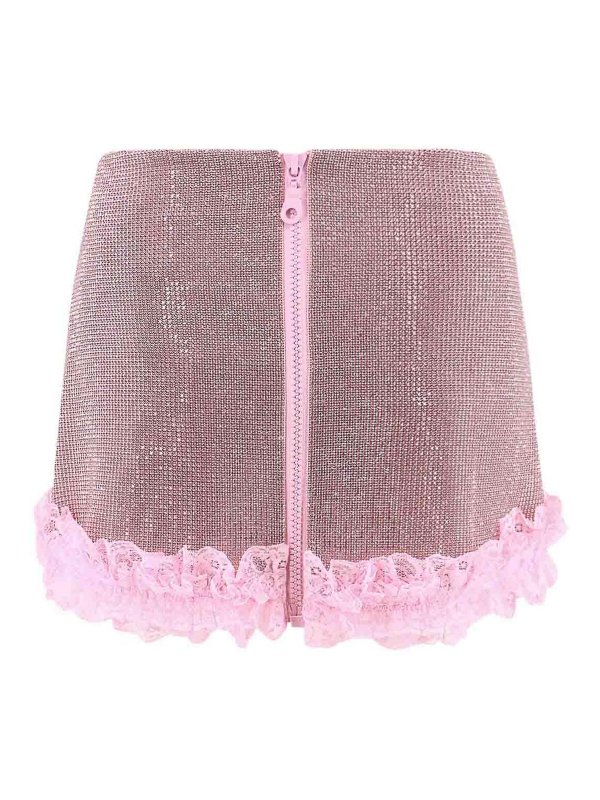 Self Portrait: Mini jupes online - Mini Jupe - Couleur Chair