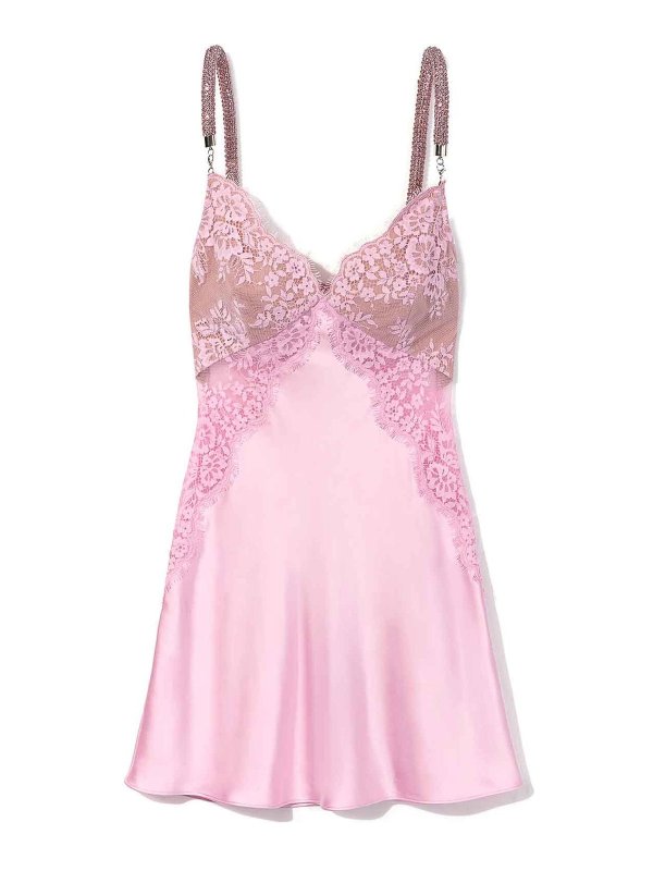 Self Portrait: ニーレングスドレス - 膝丈ドレス - ヌードカラー