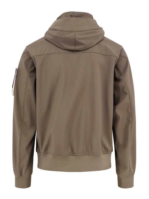 STONE ISLAND: blazers online - Green jackets