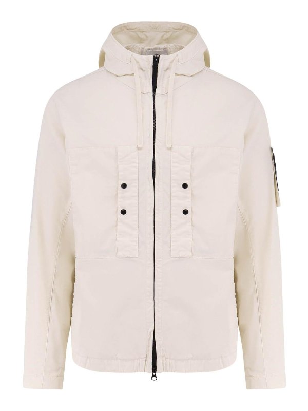 STONE ISLAND: Blazer - Blazer - Blanco