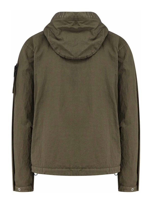 STONE ISLAND: blazers online - Green jackets