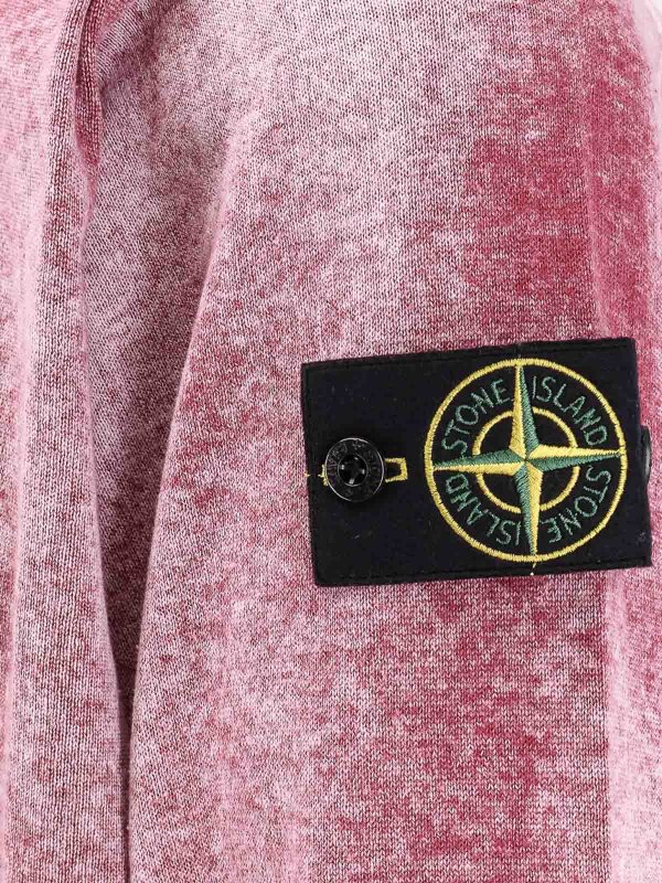 The Best Shops STONE ISLAND: Col bateau - Pull Col Bateau - Rouge