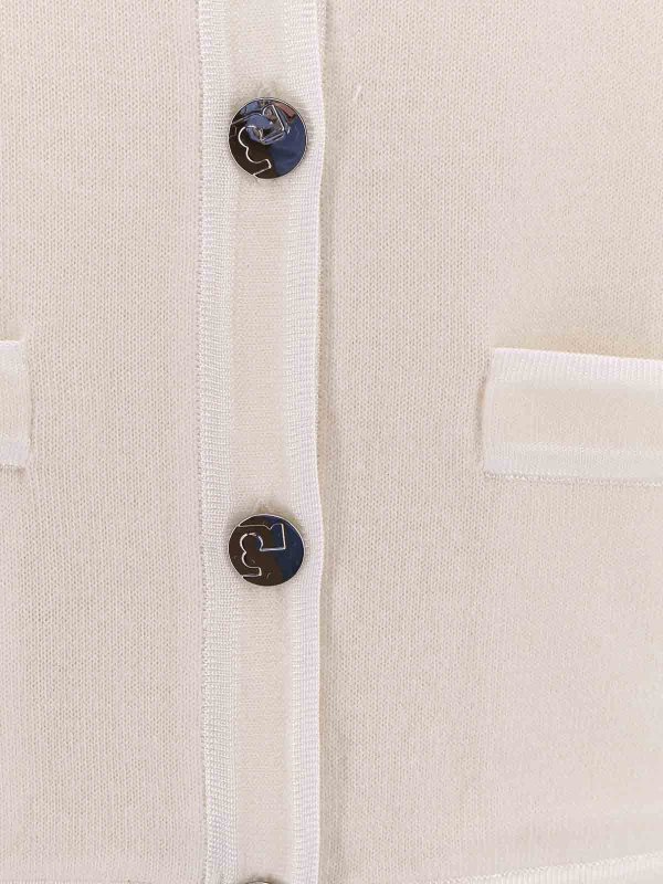 The Best Shops TORY BURCH: maglia collo a barchetta - Maglie Beige