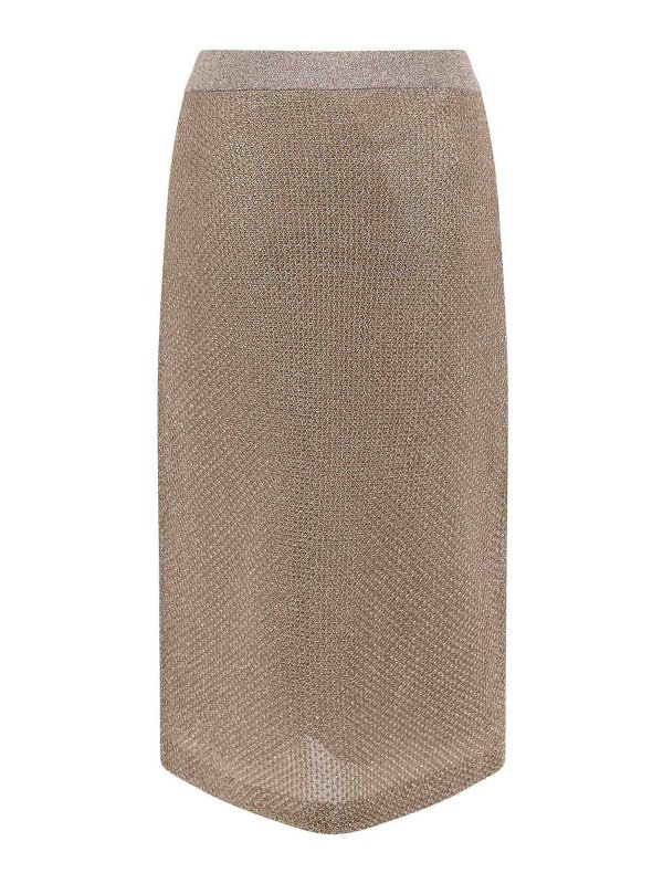 TORY BURCH: ミニスカート online - ミニスカート - ベージュ