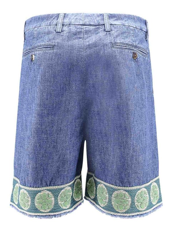 VALENTINO: トラウザーショーツ online - ショートパンツ - ブルー