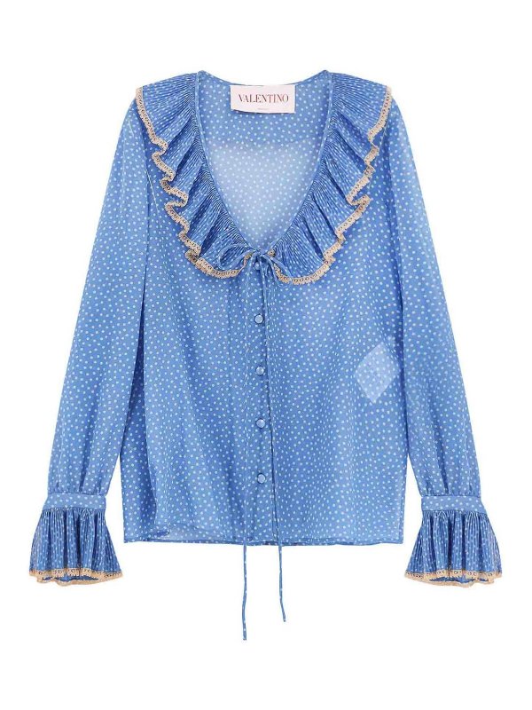 VALENTINO: camicie - Camicia  Blu