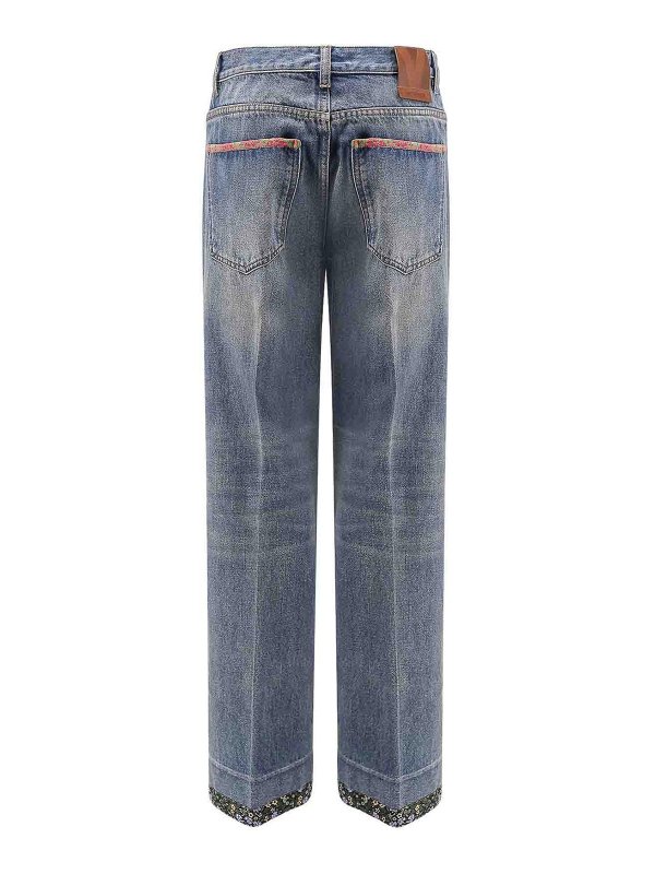 VALENTINO: Bootcut online - Bootcut Jeans - Blau