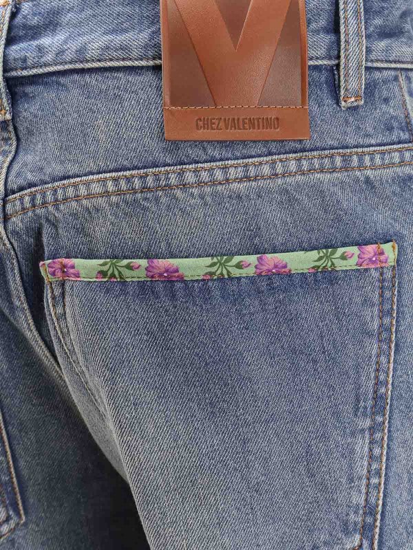 The Best Shops VALENTINO: Bootcut - Bootcut Jeans - Blau