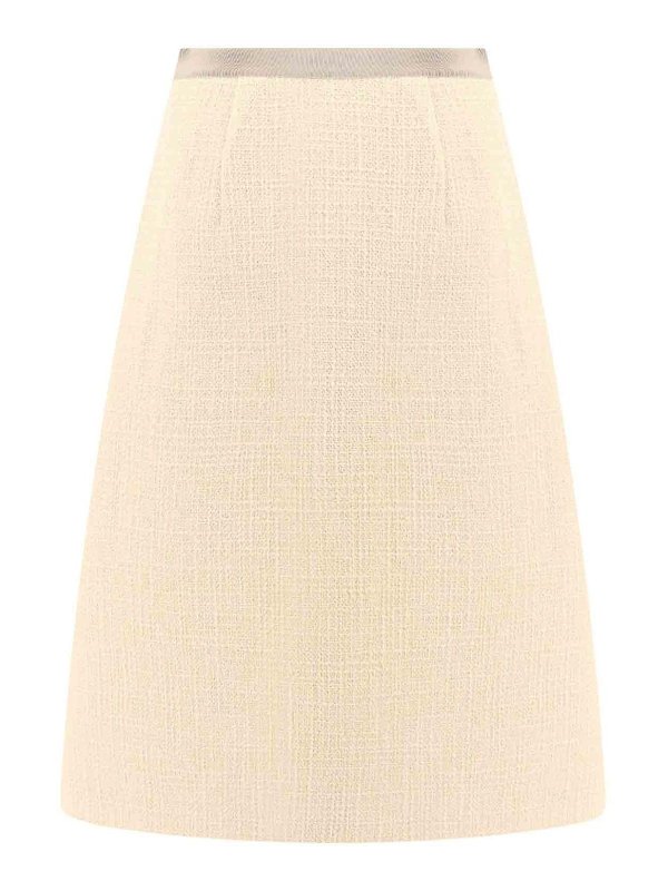 VALENTINO: ミニスカート online - ミニスカート - ベージュ