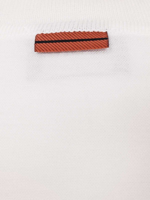 The Best Shops ZEGNA: blouses - Zegna T-shirt and white pole