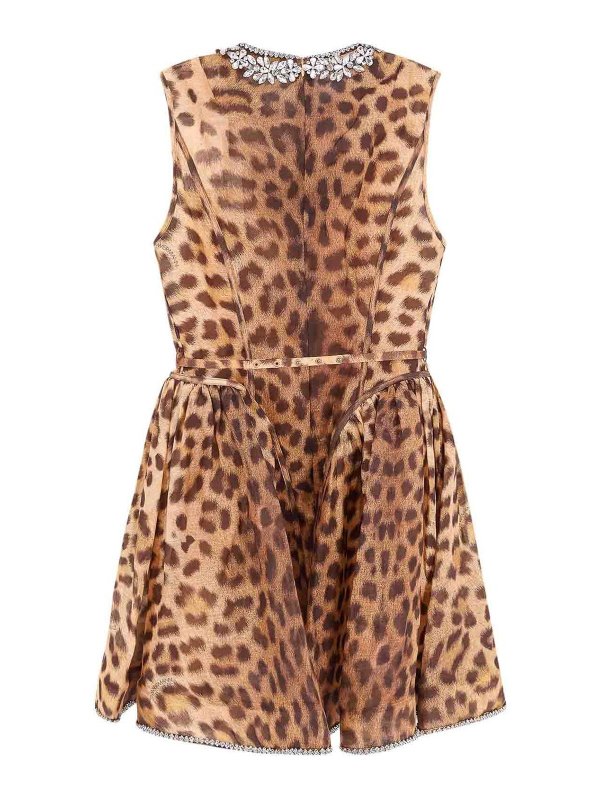 ZIMMERMANN: ニーレングスドレス online - 膝丈ドレス - アニマル柄