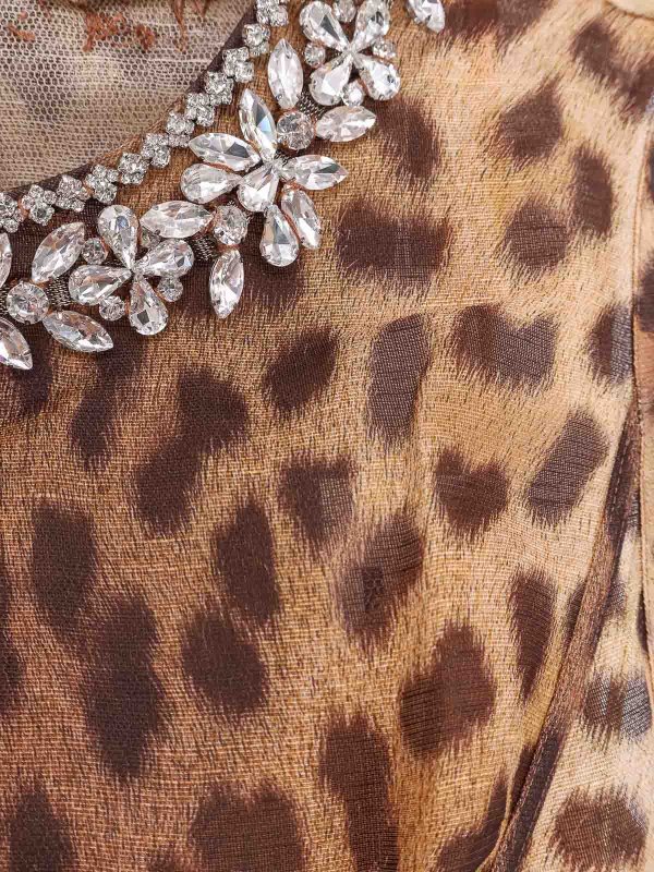 The Best Shops ZIMMERMANN: ニーレングスドレス - 膝丈ドレス - アニマル柄