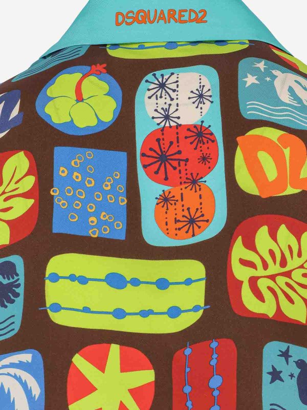 The Best Shops DSQUARED2: Chemises - Chemise - Bleu Clair