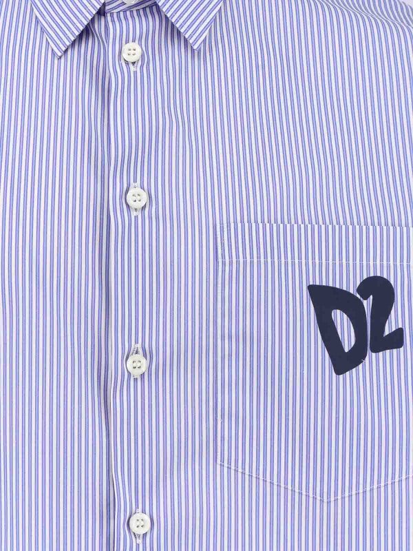 The Best Shops DSQUARED2: シャツ - シャツ - ライトブルー