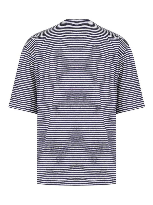 DSQUARED2: blouses online - T-Shirt  and blue pole