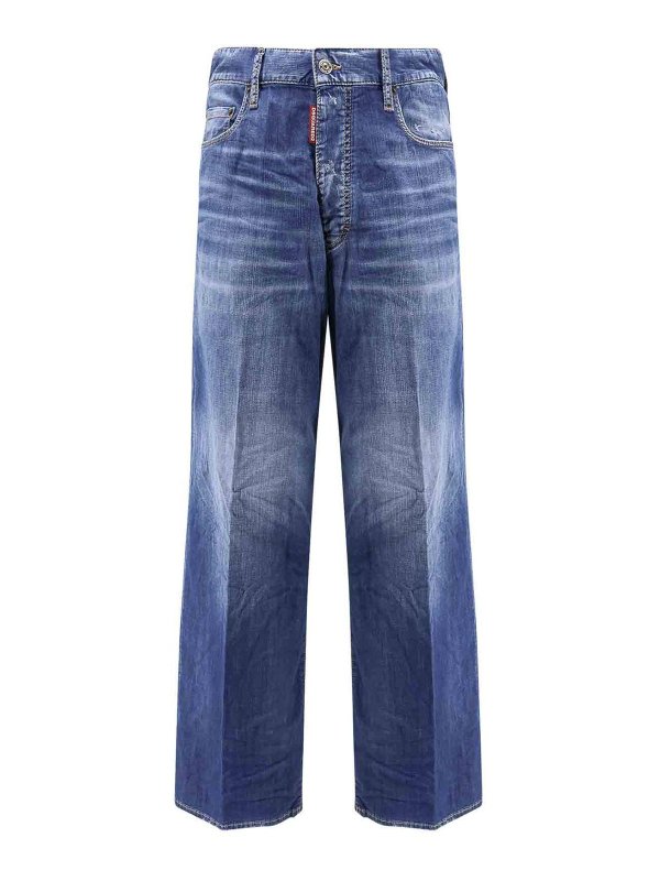 DSQUARED2: bootcut jeans - Jeans Blu