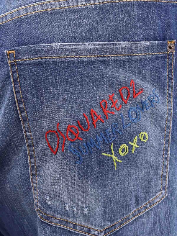 The Best Shops DSQUARED2: bootcut jeans - Jeans Blu