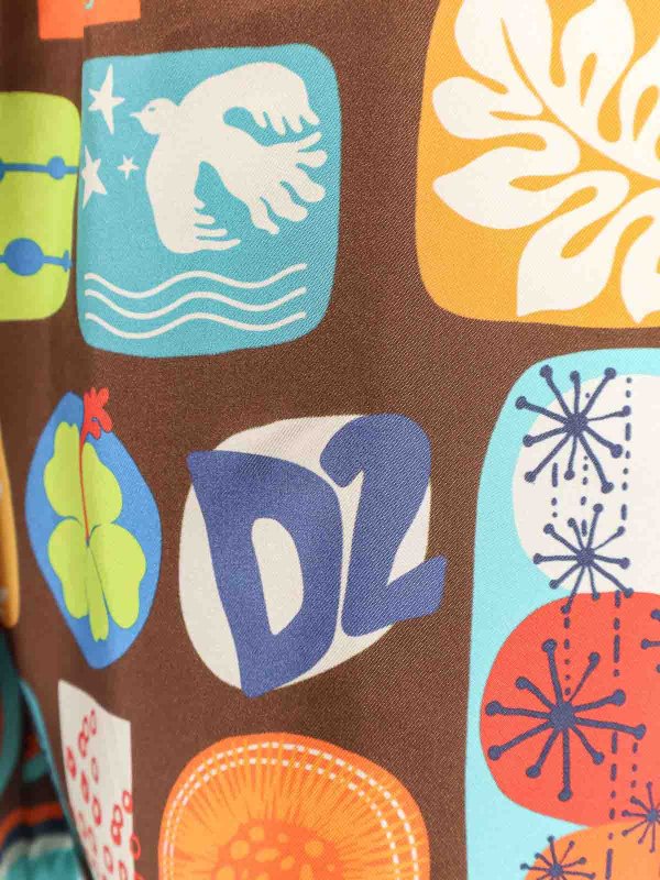 The Best Shops DSQUARED2: Trousers Shorts - Celestial shorts