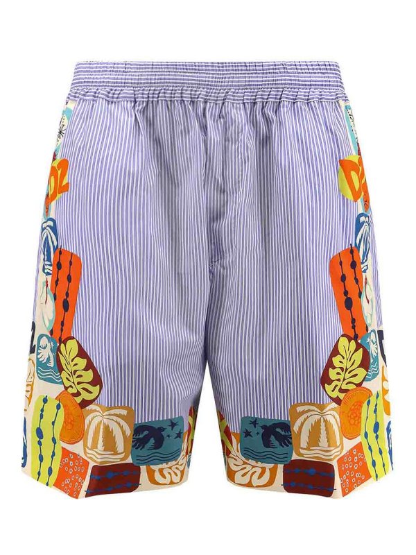 DSQUARED2: Hosen Shorts - Shorts - Hellblau