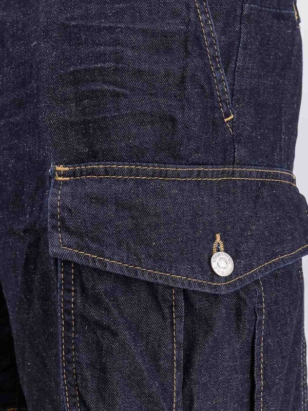 The Best Shops DSQUARED2: pantaloni shorts - Pantaloncini Blu