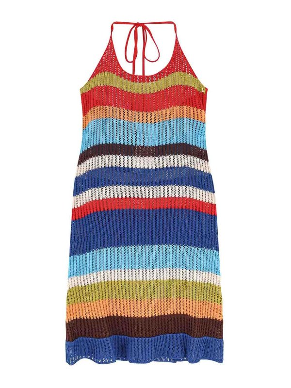 DSQUARED2: knee length dresses - Blue dresses