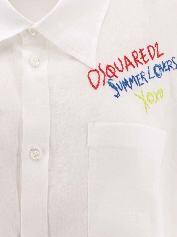 The Best Shops DSQUARED2: shirts - White Shirt