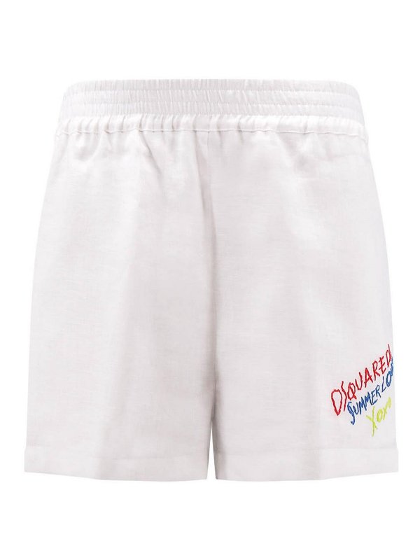 DSQUARED2: Shorts - Short - Blanc