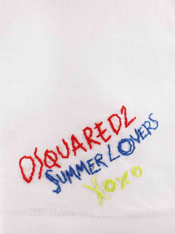 The Best Shops DSQUARED2: Shorts - Short - Blanc