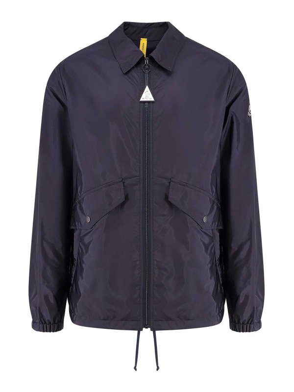 MONCLER: Blazer - Blazer - Azul