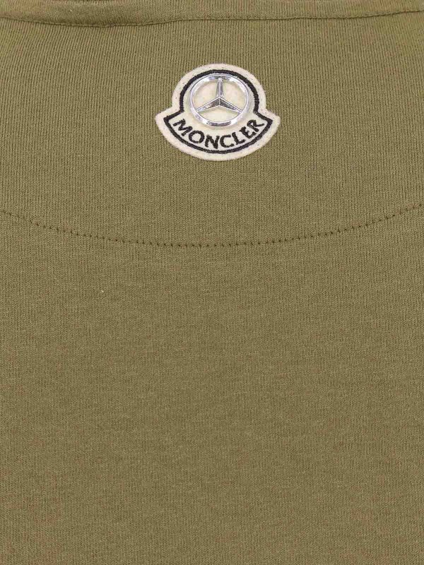 The Best Shops MONCLER: blouses - T-Shirt  and beige pole