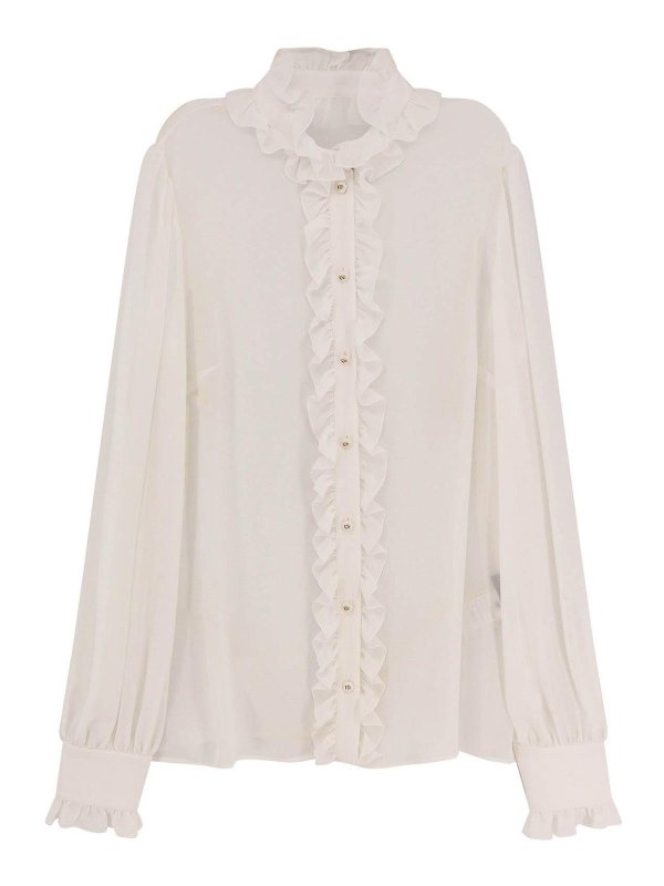 DOLCE & GABBANA: Hemden - Hemd - Weiß