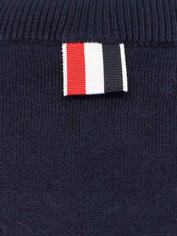 The Best Shops THOM BROWNE: ボートネック - ボートネック - 黒