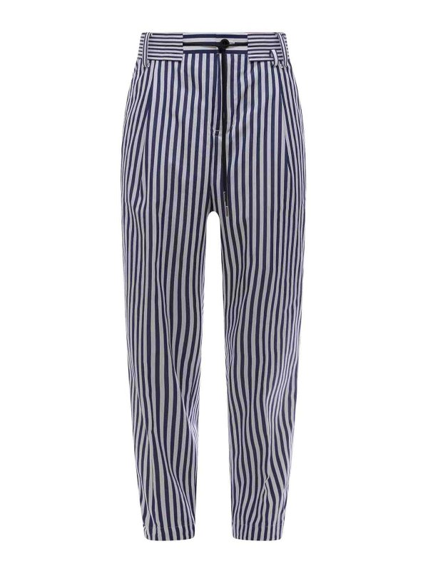 Sacai: カジュアルトラウザー - カジュアルパンツ - ブルー